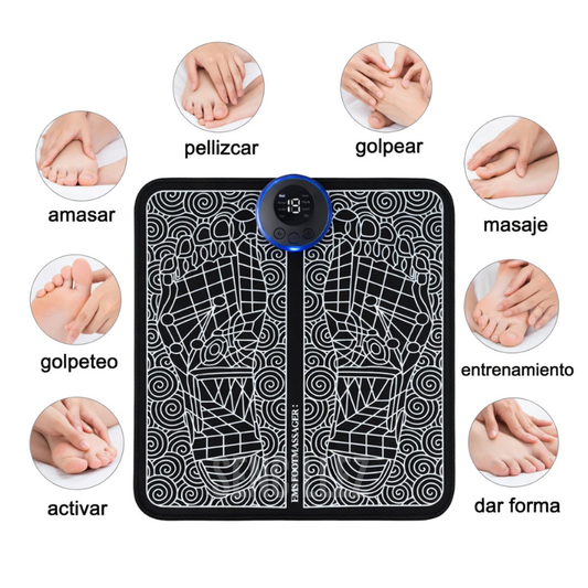 Masajeador de pies electroestimulador