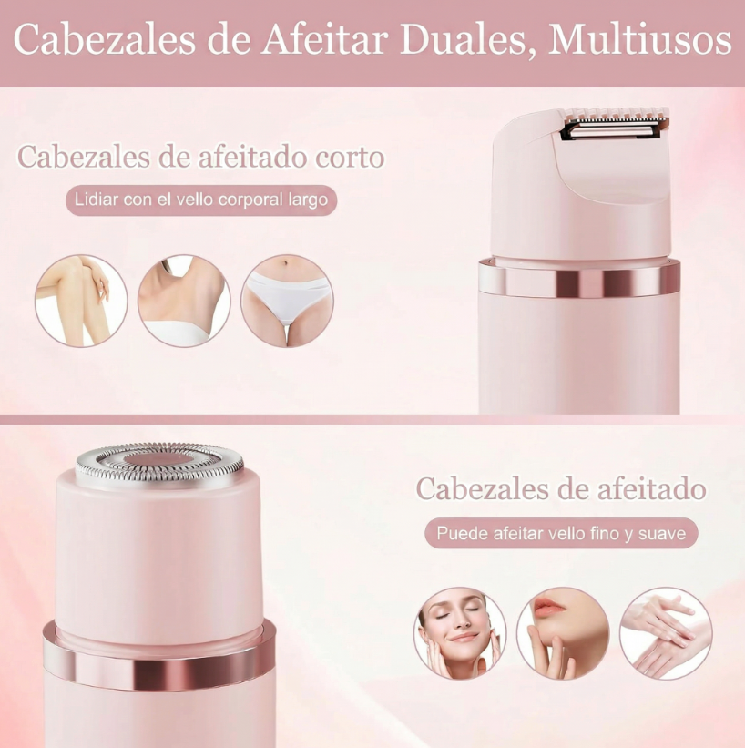 Afeitadora eléctrica 2 en 1 - Sencillez Dual