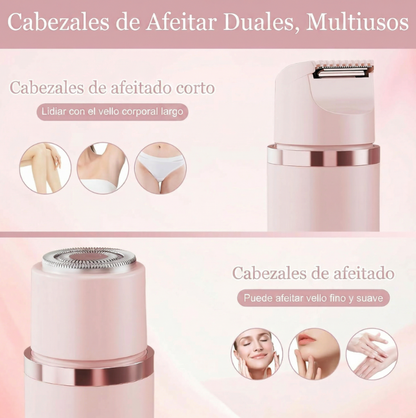 Afeitadora eléctrica 2 en 1 - Sencillez Dual