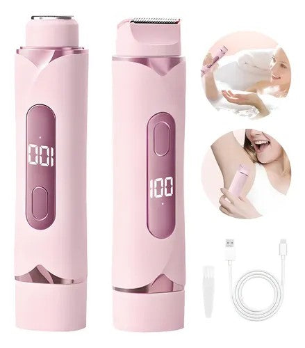 Afeitadora eléctrica 2 en 1 - Sencillez Dual